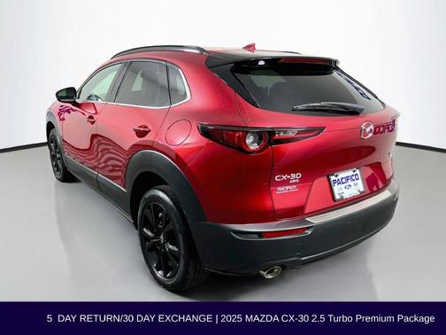 Soul Red Crystal Metallic 2025 Mazda CX-30 2.5 Turbo Premium Package