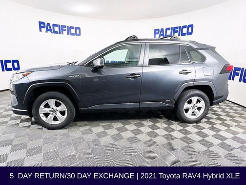 Magnetic Gray Metallic 2021 Toyota RAV4 Hybrid XLE