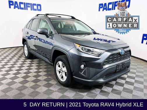 Magnetic Gray Metallic 2021 Toyota RAV4 Hybrid XLE