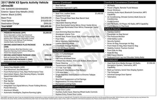 2017 BMW X3 xDrive28i