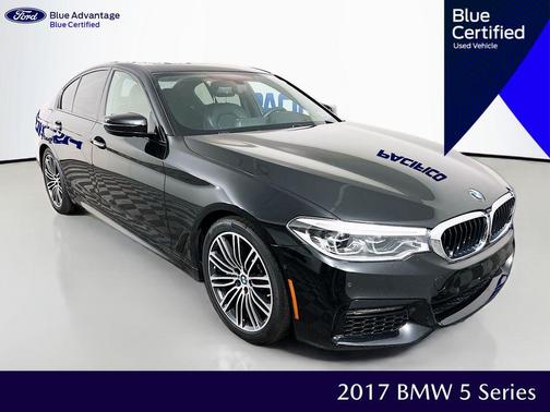 Black Sapphire Metallic 2017 BMW 540 i xDrive