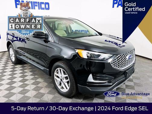 Black Metallic 2024 Ford Edge SEL