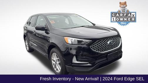 Black Metallic 2024 Ford Edge SEL