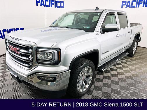 Quicksilver Metallic 2018 GMC Sierra 1500 SLT