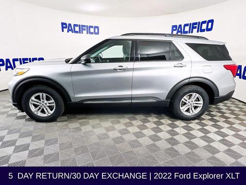 Silver Metallic 2022 Ford Explorer XLT