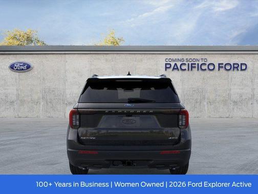 Agate Black Metallic 2026 Ford Explorer Active