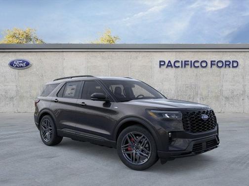 Agate Black Metallic 2026 Ford Explorer ST-Line