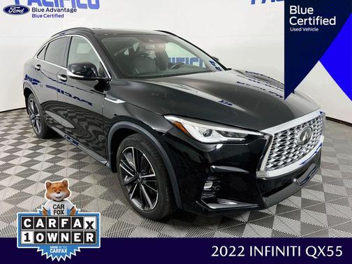Black Obsidian 2022 INFINITI QX55 LUXE