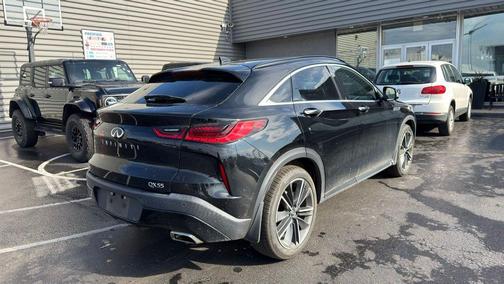 Black Obsidian 2022 INFINITI QX55 LUXE