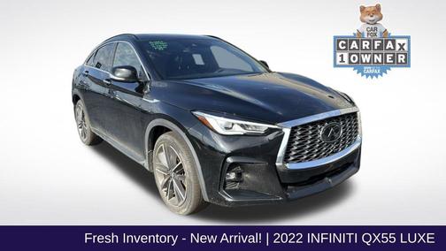 Black Obsidian 2022 INFINITI QX55 LUXE