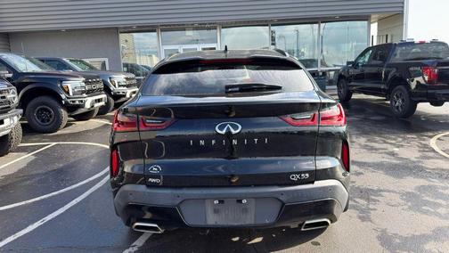 Black Obsidian 2022 INFINITI QX55 LUXE