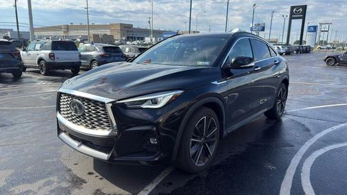 Black Obsidian 2022 INFINITI QX55 LUXE
