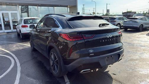Black Obsidian 2022 INFINITI QX55 LUXE