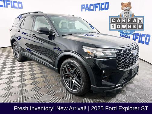 Black Metallic 2025 Ford Explorer ST