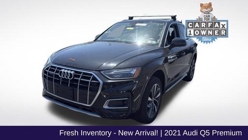 Mythos Black Metallic 2021 Audi Q5 45 Premium