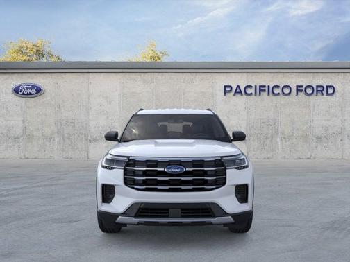 Space White Metallic 2026 Ford Explorer Active
