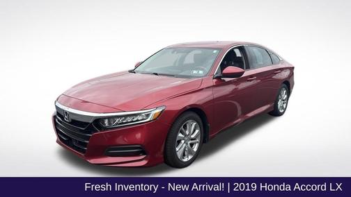 Red 2019 Honda Accord LX
