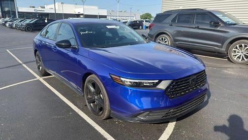 Blue 2023 Honda Accord Hybrid Sport-L