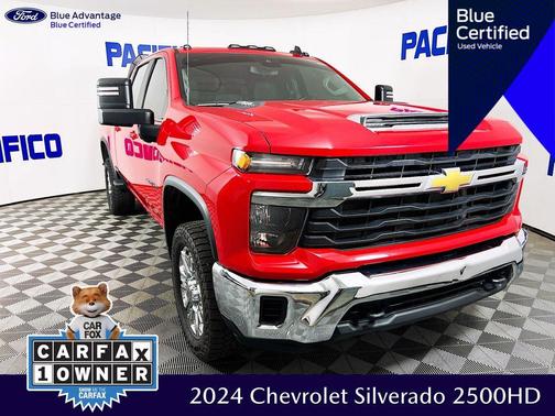 Red 2024 Chevrolet Silverado 2500 LT