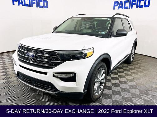 Star White 2023 Ford Explorer XLT