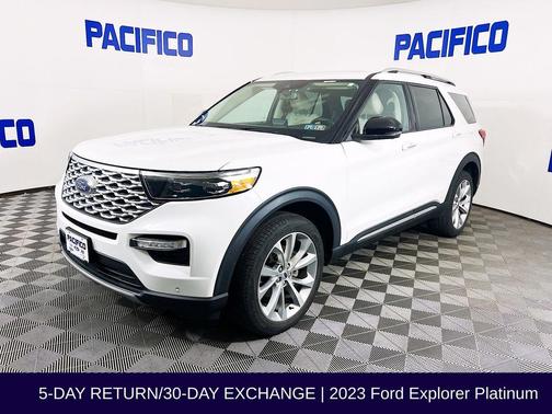Star White 2023 Ford Explorer Platinum