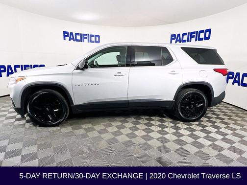 Silver Ice Metallic 2020 Chevrolet Traverse LS