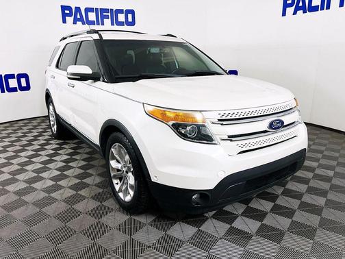 White Platinum Clearcoat Metallic 2012 Ford Explorer Limited