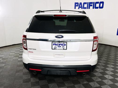White Platinum Clearcoat Metallic 2012 Ford Explorer Limited