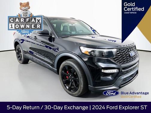 Black Metallic 2024 Ford Explorer ST