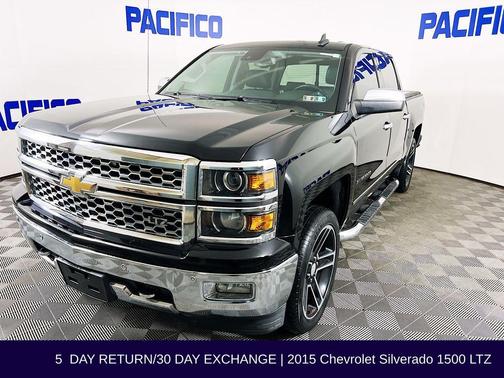 Black 2015 Chevrolet Silverado 1500 LTZ