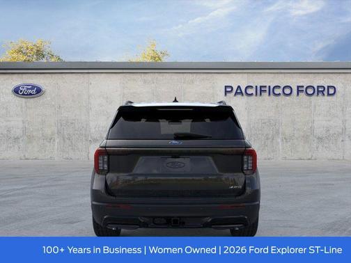 Agate Black Metallic 2026 Ford Explorer ST-Line