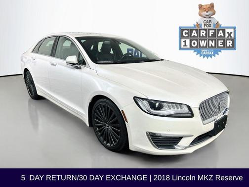 White Platinum Clearcoat Metallic 2018 Lincoln MKZ Reserve
