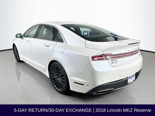 White Platinum Clearcoat Metallic 2018 Lincoln MKZ Reserve