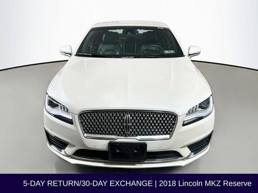 White Platinum Clearcoat Metallic 2018 Lincoln MKZ Reserve