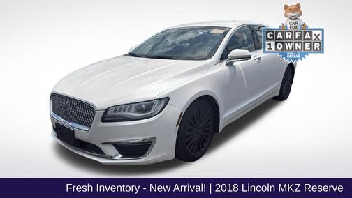 White Platinum Clearcoat Metallic 2018 Lincoln MKZ Reserve