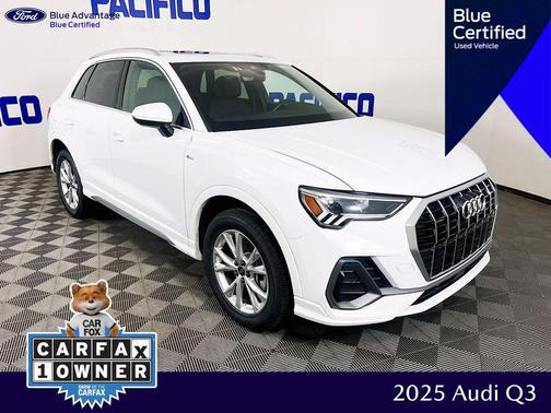 Arkona White 2025 Audi Q3 45 S line Premium
