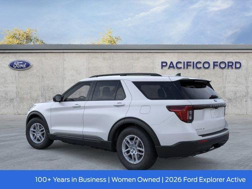 White Metallic 2026 Ford Explorer Active