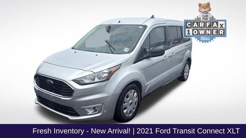 Silver 2021 Ford Transit Connect XLT