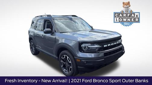 Gray Metallic 2021 Ford Bronco Sport Outer Banks