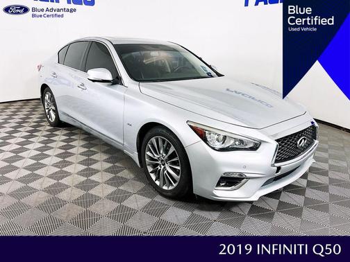 Liquid Platinum 2019 INFINITI Q50 3.0t LUXE