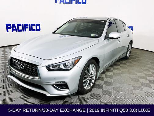 Liquid Platinum 2019 INFINITI Q50 3.0t LUXE