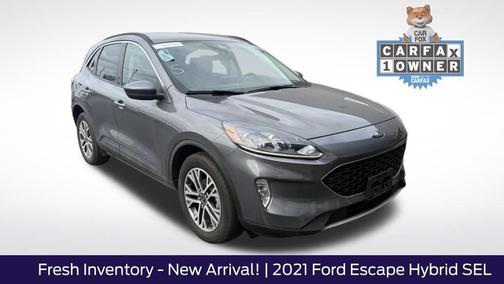 Gray Metallic 2021 Ford Escape SEL