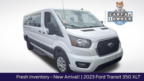 Oxford White 2023 Ford Transit-350 XLT