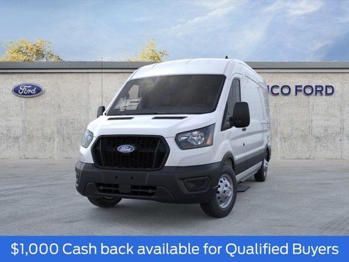 Oxford White 2026 Ford Transit-250 148 WB Medium Roof Cargo