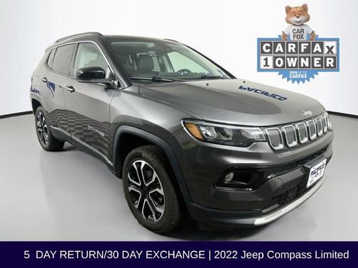 Granite Crystal Clearcoat Metallic 2022 Jeep Compass Limited