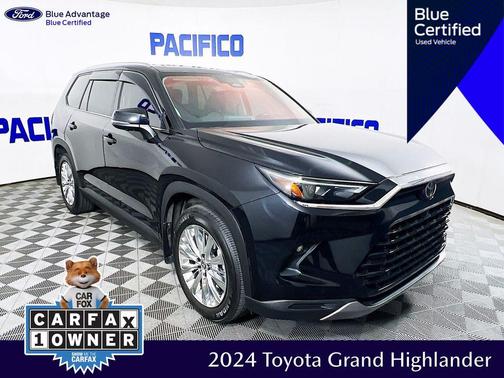 Midnight Black Metallic 2024 Toyota Grand Highlander