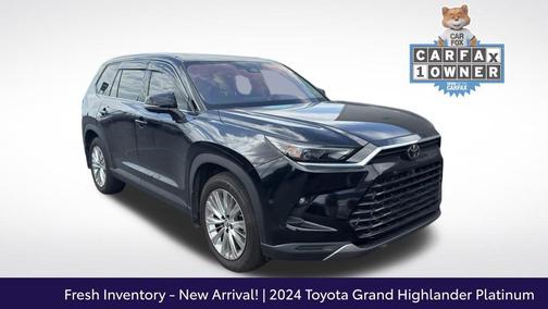 Midnight Black Metallic 2024 Toyota Grand Highlander