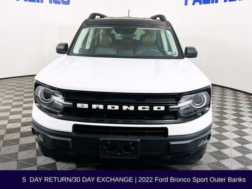 Oxford White 2022 Ford Bronco Sport Outer Banks