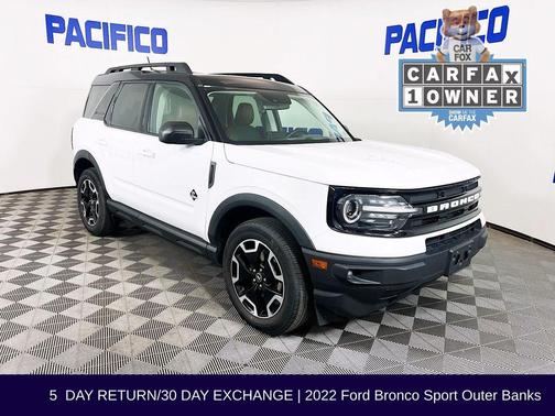 Oxford White 2022 Ford Bronco Sport Outer Banks