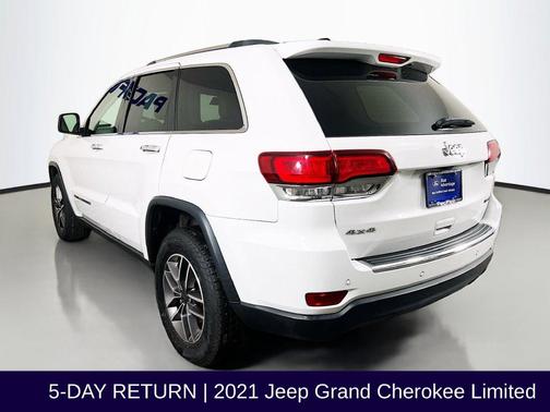 Bright White Clearcoat 2021 Jeep Grand Cherokee Limited